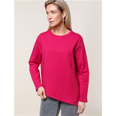 Джемпер из тонкого премиального футера с эластаном