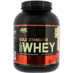 Optimum Nutrition, Gold Standard 100% Whey, сыворотка со вкусом французского ванильного крема, 2,27 кг (5 фунтов)