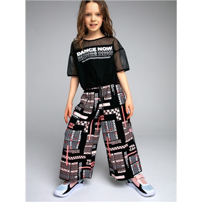 Фуфайка трикотажная для девочек (футболка)