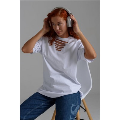 Футболка женская 7468 (Белый)