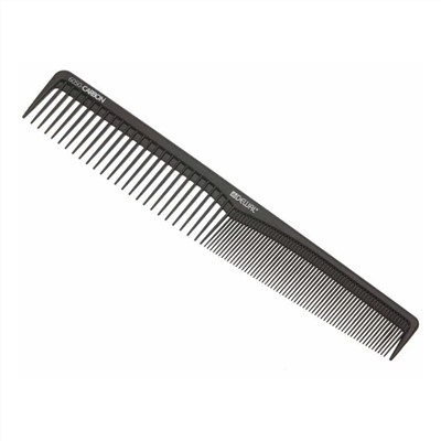 Dewal Профессиональный гребень для волос комбинированный / Carbon Brown CO-6050, 18 см 10789