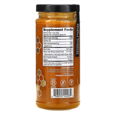 Beekeeper's Naturals, B. Powered Superfood Honey, 11.6 oz (330 g)