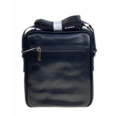Сумка мужская из натуральной кожи, цвет черный