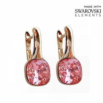 Серьги с кристаллами Swarovski
