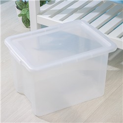 Контейнер для хранения Porter, 21 л, 43×32×27 см, с крышкой, прозрачный