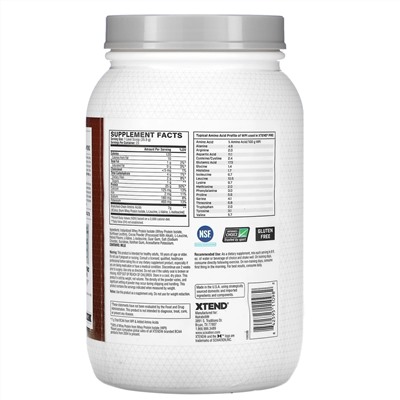 Xtend, Pro, сывороточный изолят, со вкусом шоколадного пирожного, 826 г (1,82 фунта)