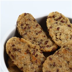 Лакомство для собак натуральное PetLab: Крекеры из трески с семенами льна, 40 г