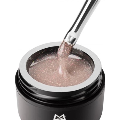 MANITA Гель моделирующий для ногтей с хлопьями юки / Builder Gel Flash №05, 15 мл 28222