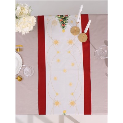 Дорожка новогодняя на стол «Этель» «Щелкунчик» 40×147 ± 5 см, 100% хл, саржа 190 г/м²