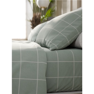 Постельное бельё 2-спальное «Этель. Клетка», бязь