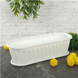 УЦЕНКА Горшок для кактуса "Фелиция", цвет мрамор