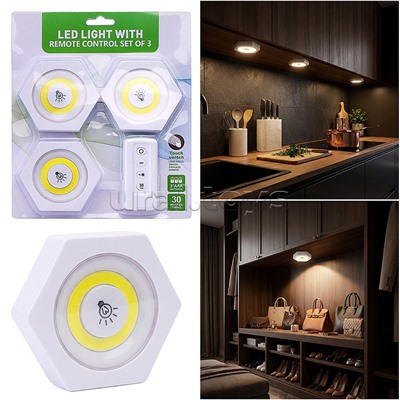 Ночник "Круглый свет" на листе