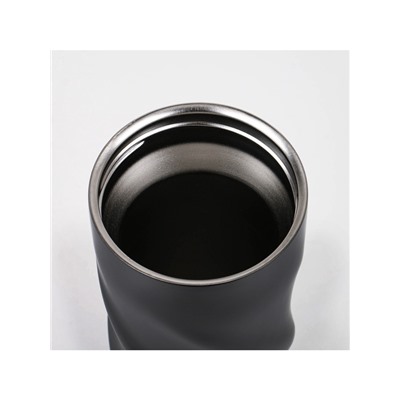 Термокружка, 500 мл, «Мастер К», сохраняет тепло 8 ч., 7.8×22 см, чёрная