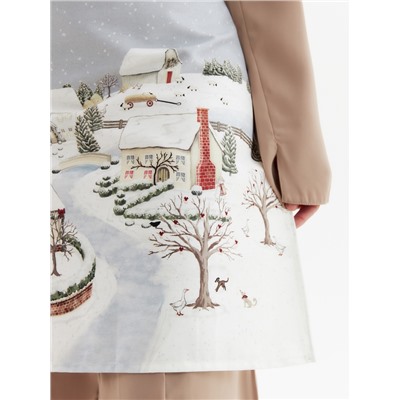 Фартук Этель Let it snow, 60×70 см, 100% хлопок, саржа 190 г/м²