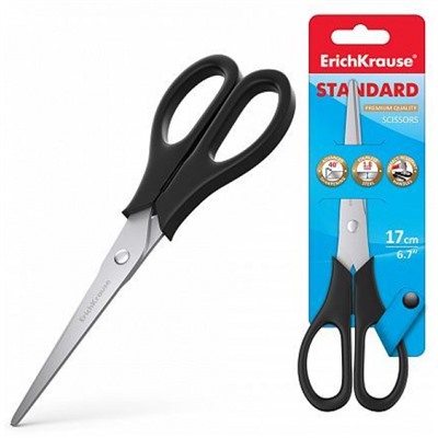 Ножницы 170 мм Standart ассорти в блистере 14861 ErichKrause