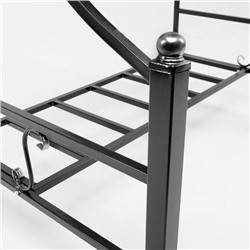 Мангал «Классика», 120×210×40 см, с подставкой под казан, с крышей-навесом