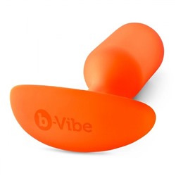 Оранжевая пробка для ношения B-vibe Snug Plug 3 - 12,7 см.