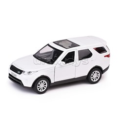 Машина металл Land Rover Discovery 12см, открыв. двери, инерц, белый, в коробке