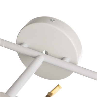 Бра «Сохата», 3хЕ27, 40 Вт, 60×15×22 см, белый с золотом