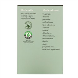 Rael, Organic Cotton Cover Pads, Overnight, 10 Count