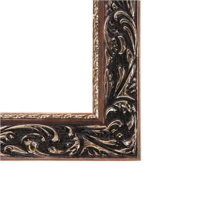 Рама для картин (зеркал) 40×50×4 см, дерево «Версаль», золотая