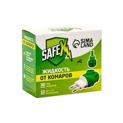 Комплект от комаров SAFEX (фумигатор+жидкость) 2 набора