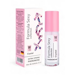 Туалетная вода женская с феромонами Formula Sexy collection Crystal W118, 30 мл
