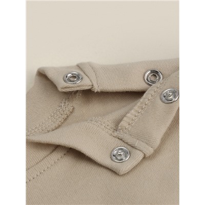 Футболка с длинным рукавом SL HOME, рост 74-80 см, бежевая