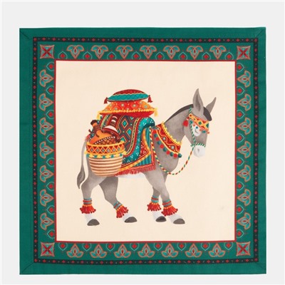 Набор салфеток «Этель. Нью-Дели», 40×40 см - 4 шт., 100% хлопок, саржа 190 г/м²