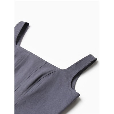 Корсет женский джинсовый MIST: Denim, размер 48, графит