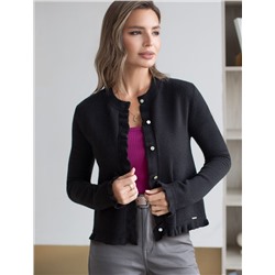 Кардиган из пряжи с кашемиром