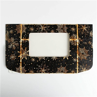 Коробка для эклеров с вкладышами новогодняя «Пусть сбудутся желания», 25×15×7 см