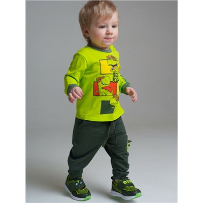 Фуфайка детская трикотажная для мальчиков (футболка с длинными рукавами)