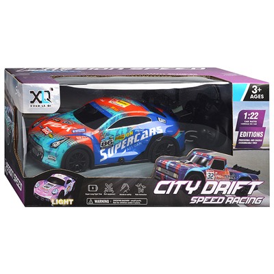 Машина "Citi drift №2" р/у, 27 MHz, в коробке