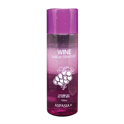Aspasia Средство для удаления макияжа с глаз и губ с экстрактом вина Wine Lip & Eye Makeup Remover