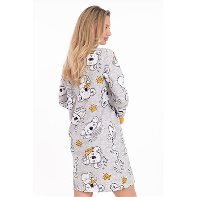 Сорочка с длинным рукавом начес М325413сж