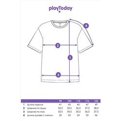 Футболка PLAYTODAY, 1074842