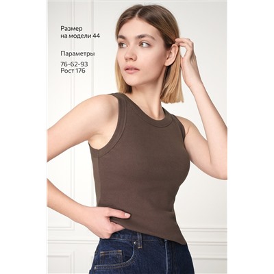 Женская майка-топ в рубчик Happyfox