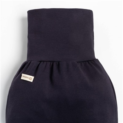 Ползунки - штанишки «Крошка Я» BASIC LINE, рост 62-68 см, тёмно-серые