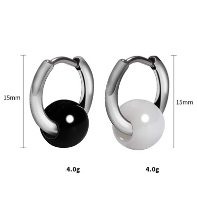 Серьги с замком кольцо арт. 22 7100 (id 267083)