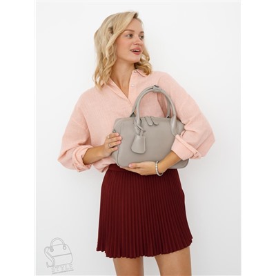 Сумка женская кожаная 9901VG l.gray Vitelli Grassi