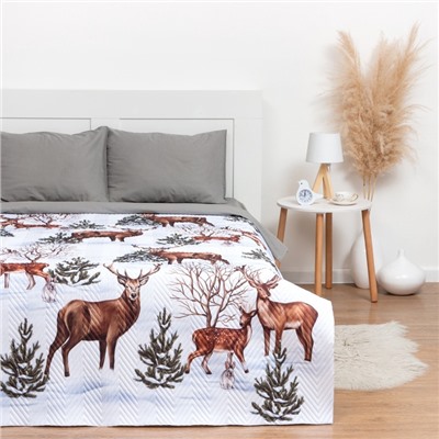 Покрывало «Этель» 2 сп Олени, 180×210 см
