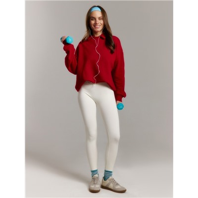 Легинсы спортивные женские MINAKU, белые, размер 48