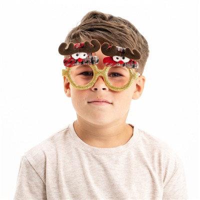 Очки карнавальные новогодние «Олень»