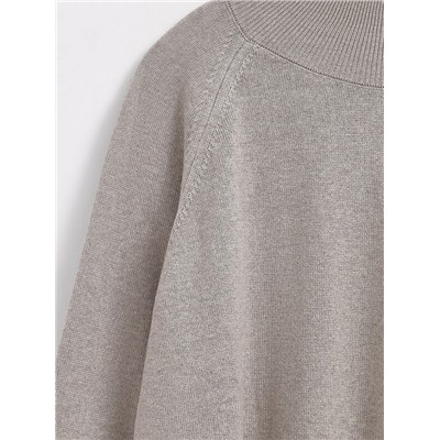 Вязаные джемперы CONTE LDK206 Джемпер прямого силуэта из пряжи с хлопком и модалом