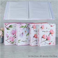 Фотоальбом 80 фото 10x15 Цветы / 9379 /уп 48/ 20 листов