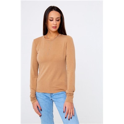 147-1CAM Джемпер трикотажный (Темно-бежевый)