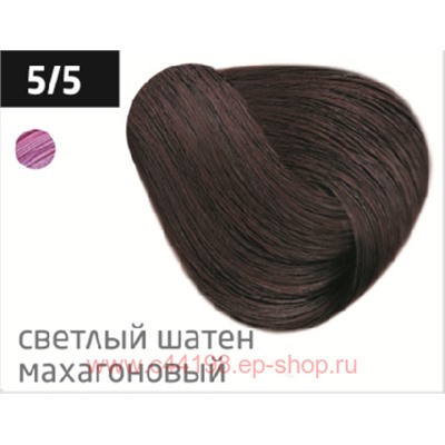 OLLIN PERFORMANCE  5/5 светлый шатен махагоновый 60мл Перманентная крем-краска для волос