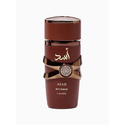 Парфюмерная вода мужская Lattafa ASAD BOURBON, 100 мл (по мотивам The Most Wanted Azzaro)