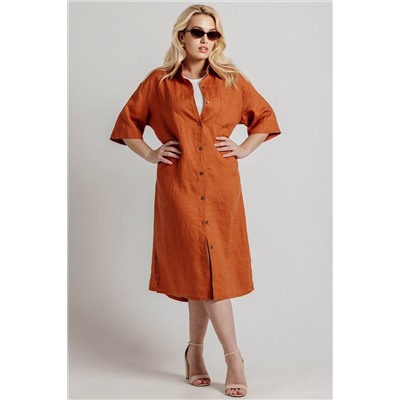 Платье  8801/04/Терракотовый